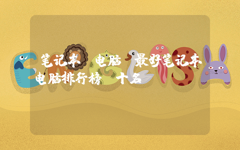 笔记本 电脑(最好笔记本电脑排行榜前十名)